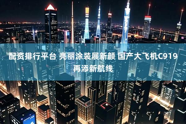 配资排行平台 亮丽涂装展新颜 国产大飞机C919再添新航线