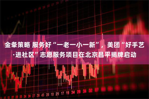 金夆策略 服务好“一老一小一新”，美团“好手艺·进社区”志愿服务项目在北京昌平揭牌启动